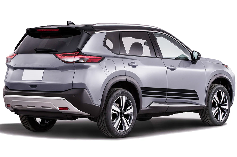 Side Rogue Stripes Graphics Vinyl Decals Compatible with Nissan Rogue