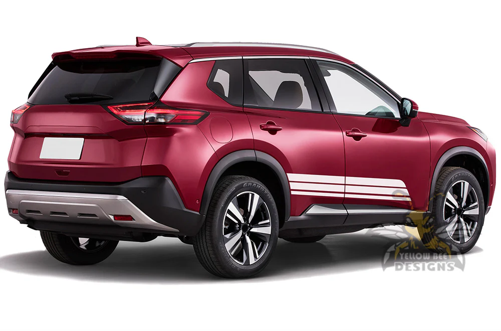 Side Rogue Stripes Graphics Vinyl Decals Compatible with Nissan Rogue - Image 3
