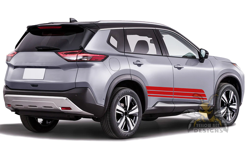 Side Rogue Stripes Graphics Vinyl Decals Compatible with Nissan Rogue - Image 4