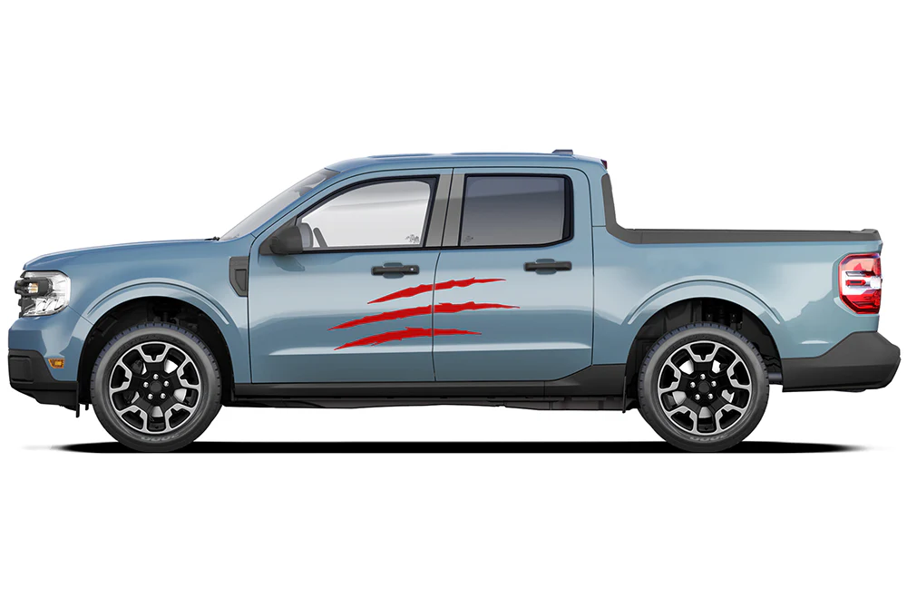 Side Scratches Graphics Decals Compatible with Ford Maverick - Image 3