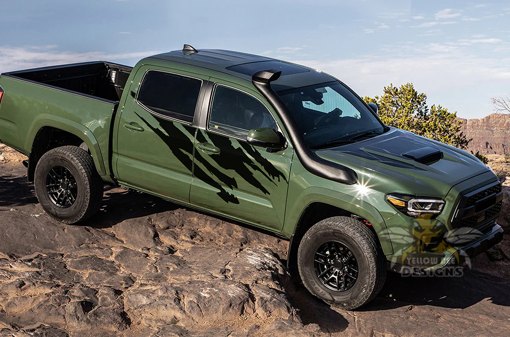 Side Shred Graphics Kit Vinyl Decal Compatible with Toyota Tacoma - Image 3