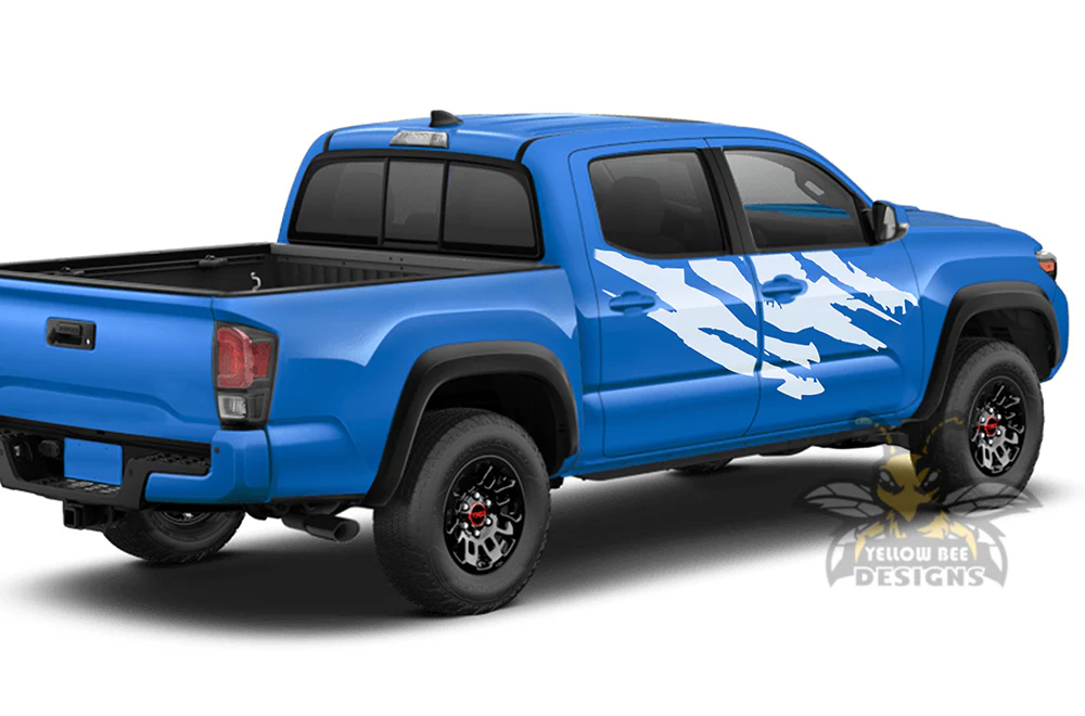Side Shred Graphics Kit Vinyl Decal Compatible with Toyota Tacoma - Image 4