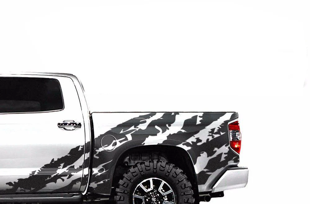 Side Shred Graphics Kit Vinyl Decal Compatible with Toyota Tundra Crewmax - Image 4