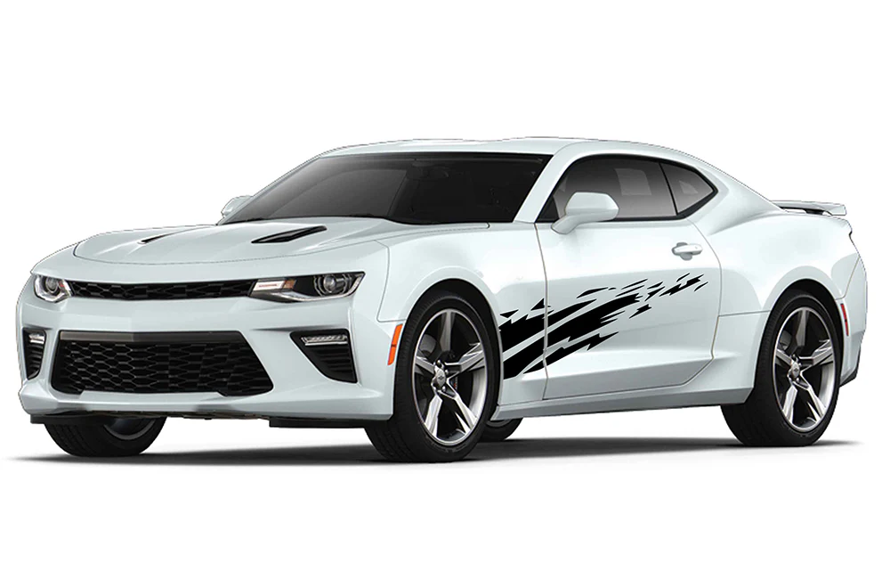 Side Splash Door Graphics Vinyl Decals Compatible with Chevrolet Camaro
