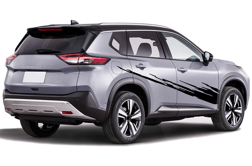Side Splash Door Graphics Vinyl Decals Compatible with Nissan Rogue