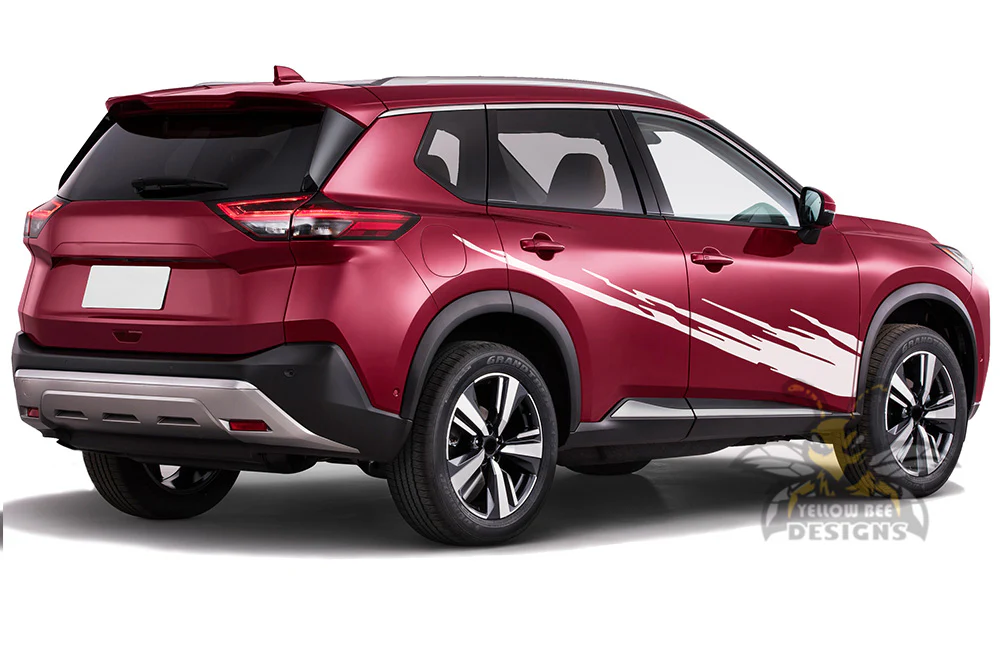 Side Splash Door Graphics Vinyl Decals Compatible with Nissan Rogue - Image 3