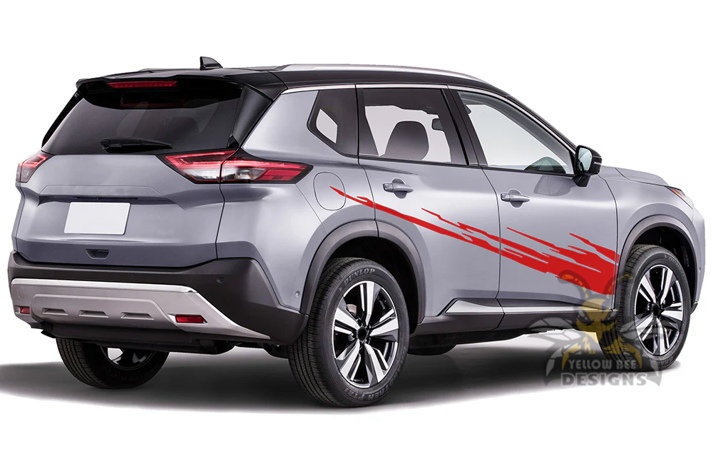 Side Splash Door Graphics Vinyl Decals Compatible with Nissan Rogue - Image 4