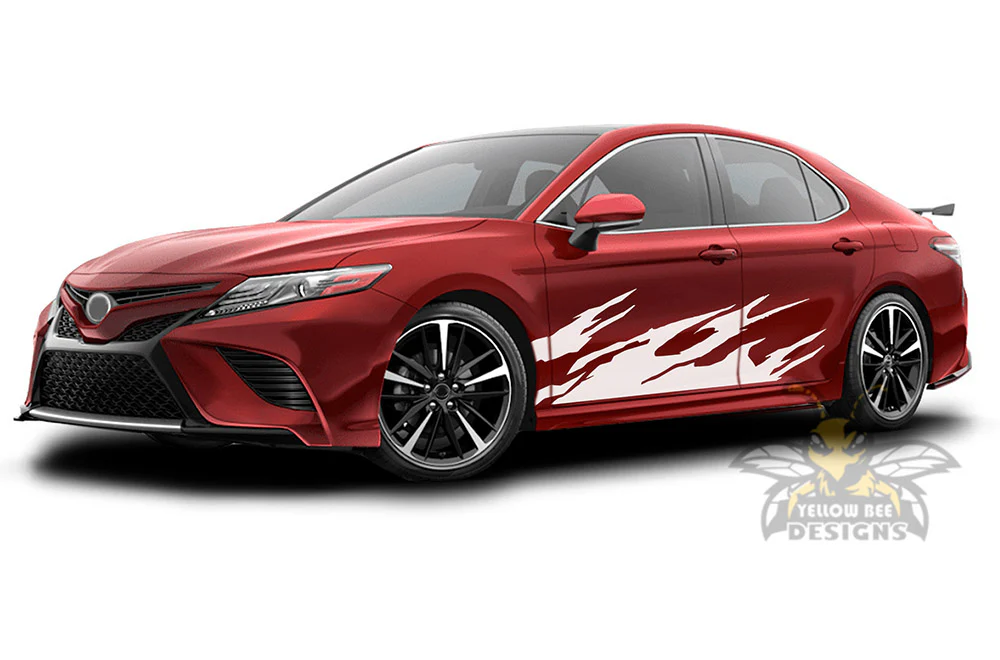 Side Splash Graphics Vinyl Compatible decals for Toyota Camry - Image 3