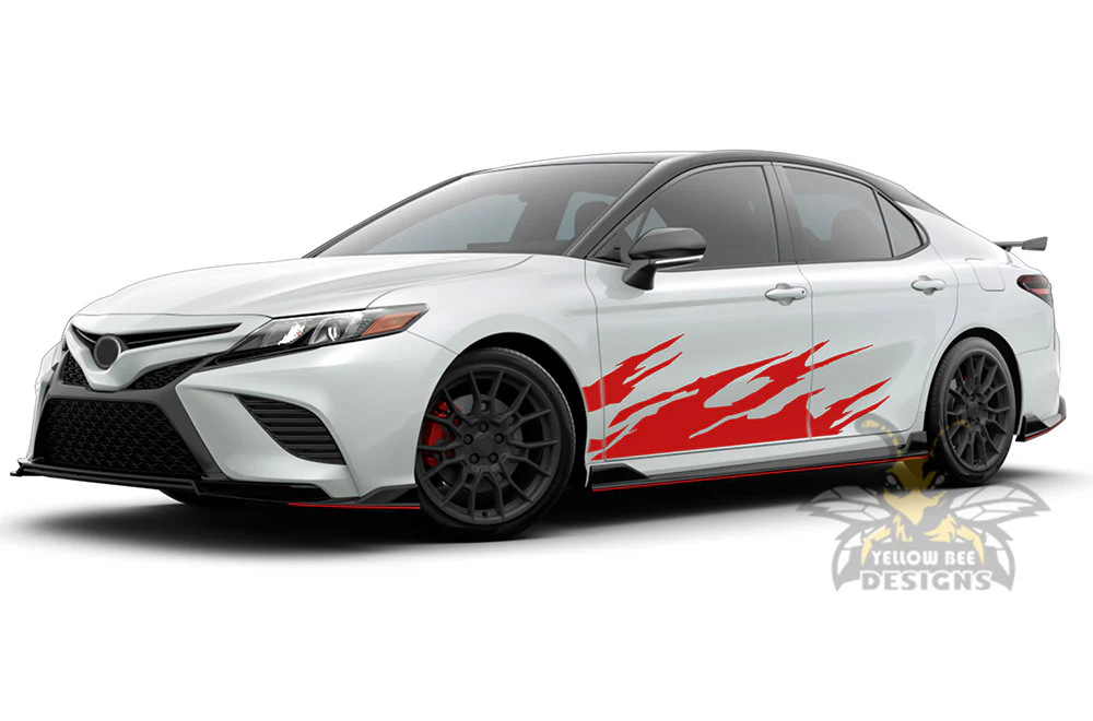 Side Splash Graphics Vinyl Compatible decals for Toyota Camry - Image 4