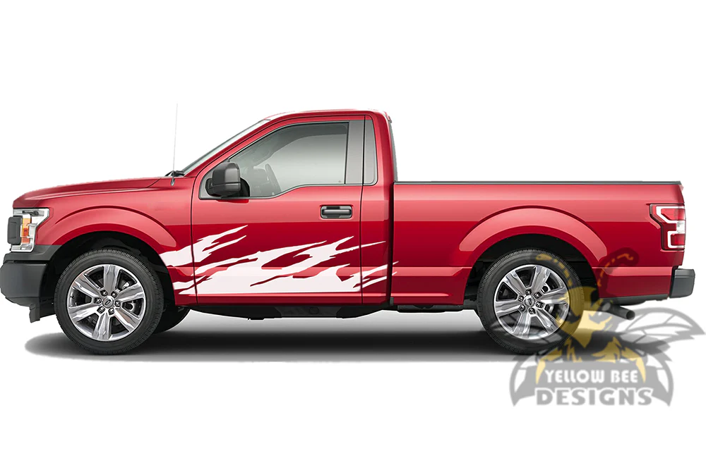 Side Splash Graphics Vinyl Decals Compatible with Ford F150 Regular Cab - Image 3