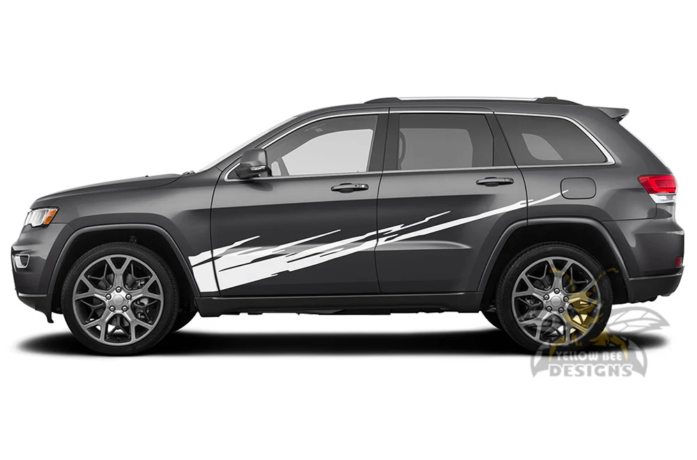 Side Splash Graphics Vinyl Decals Compatible with Grand Cherokee - Image 2