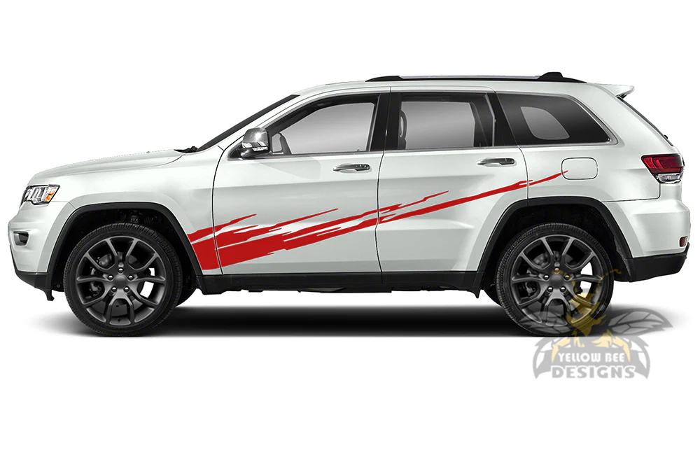 Side Splash Graphics Vinyl Decals Compatible with Grand Cherokee - Image 3