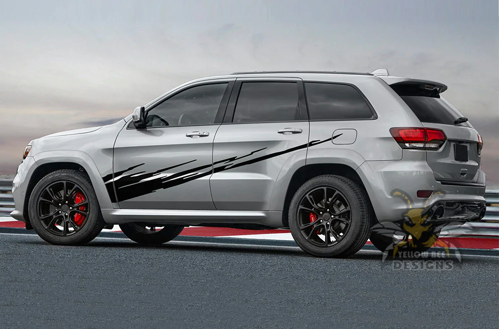 Side Splash Graphics Vinyl Decals Compatible with Grand Cherokee - Image 4