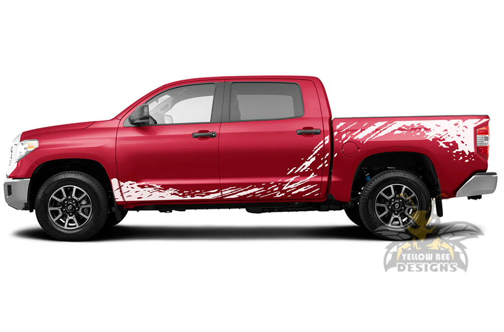 Side Splashes Graphics Vinyl Decal Compatible with Toyota Tundra - Image 3