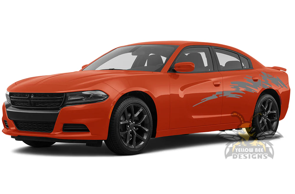 Side Strike Graphics Vinyl Decal Compatible with Dodge Charger - Image 4