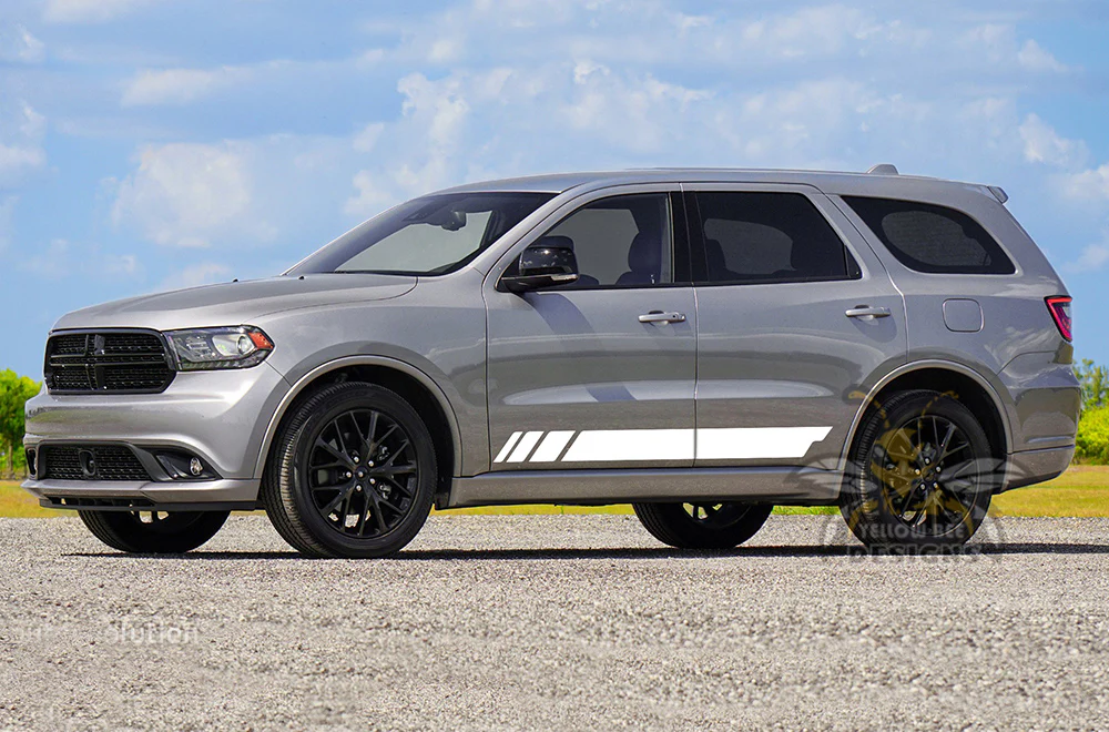 Side Stripes Vinyl Decals Compatible With Dodge Durango - Image 3