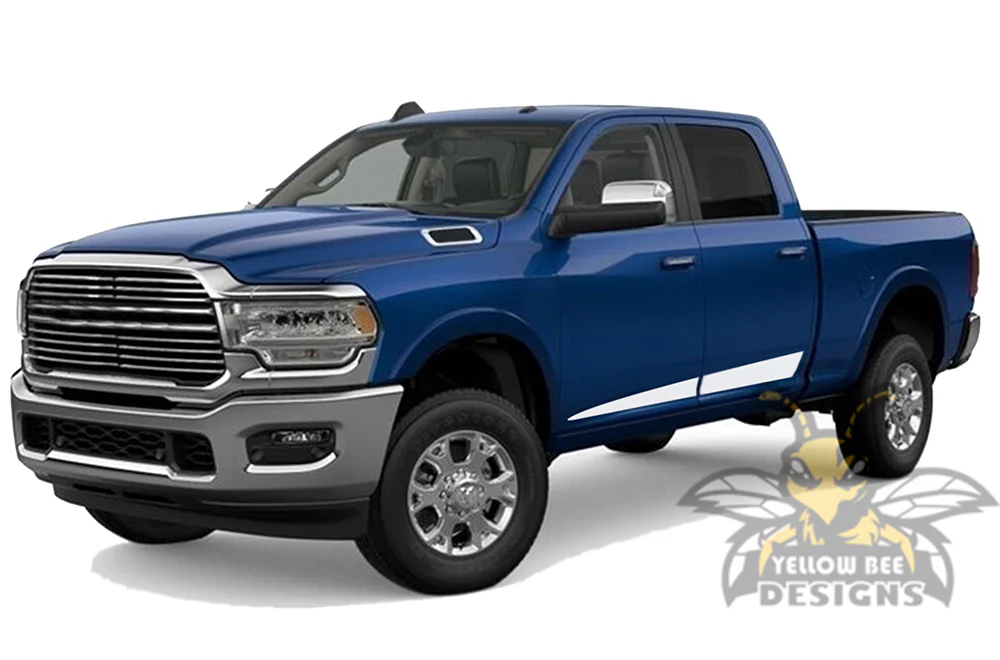 Spear Stripes Graphics Kit Vinyl Decals Compatible with Dodge Ram 2500 Crew Cab - Image 4