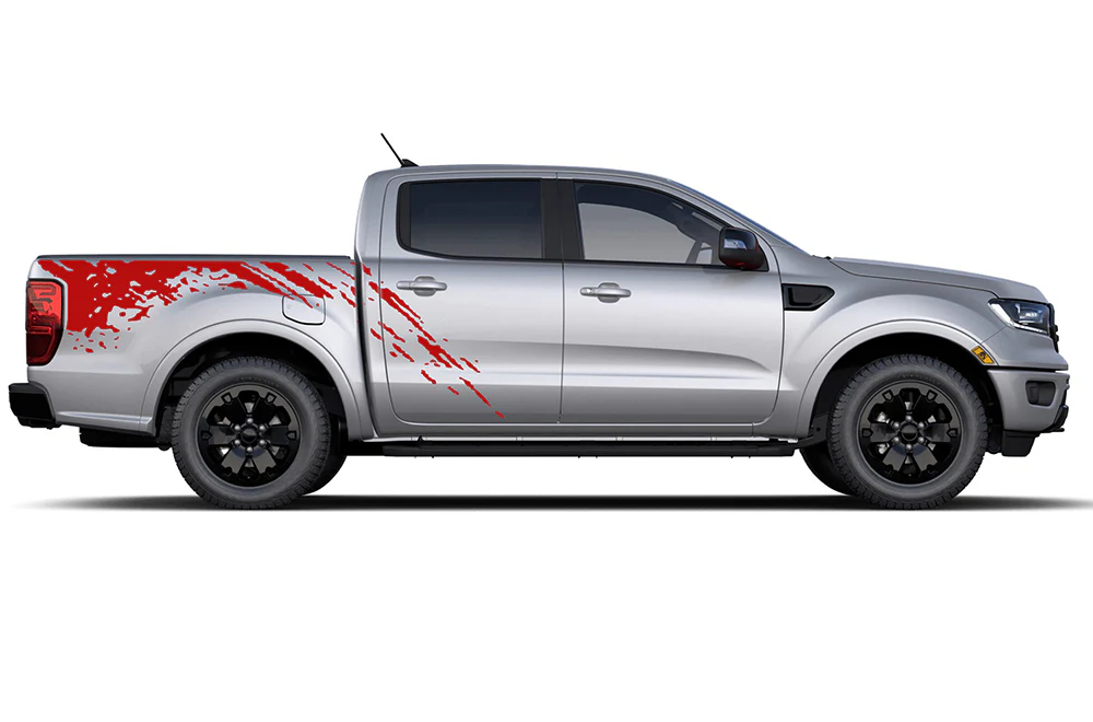 Splash Back Side Graphics Decals Compatible with Ford Ranger - Image 3