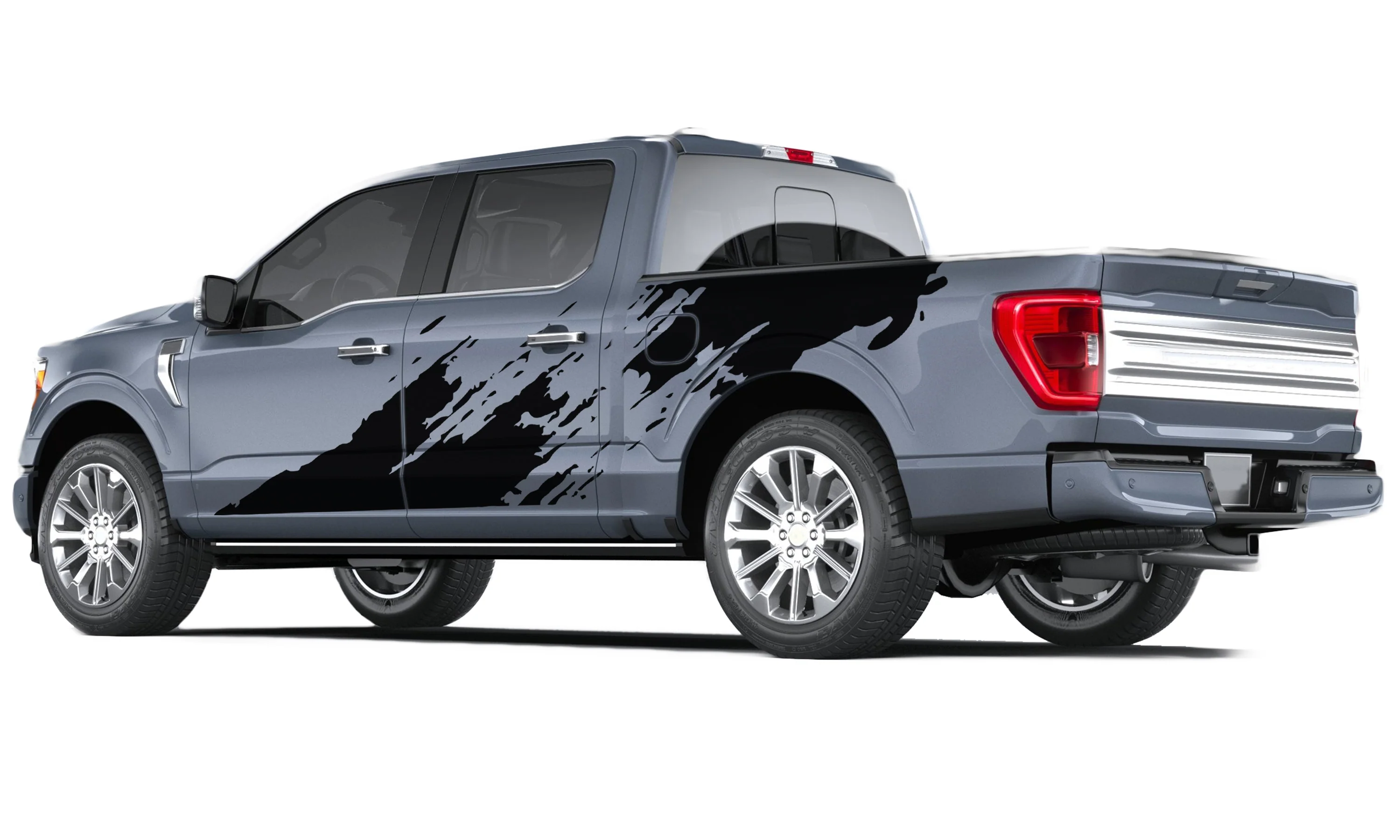 Splash Bed and Doors Graphics Vinyl Decals Compatible with Ford F150