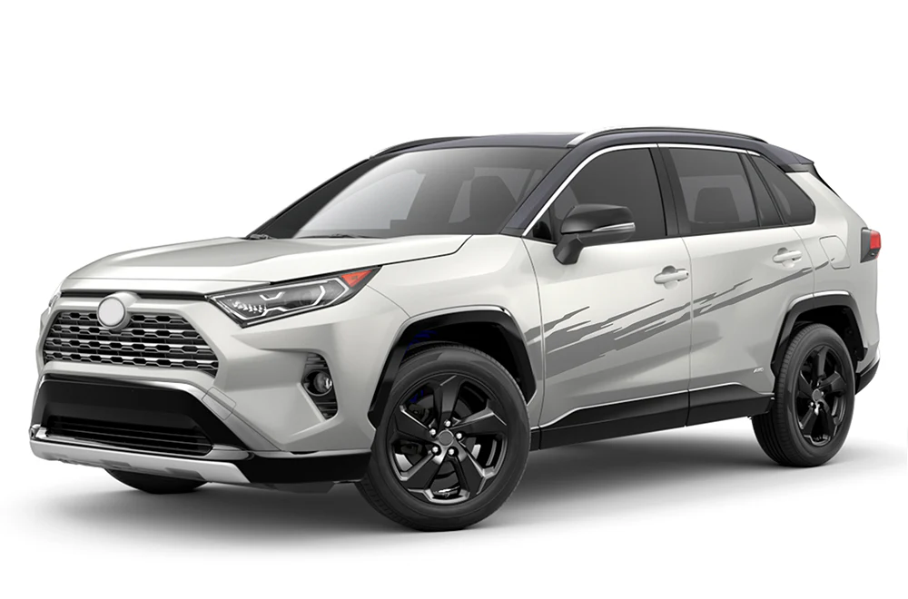Splash Designs Side Door Graphics Vinyl Decals Compatible with Toyota RAV4 - Image 2