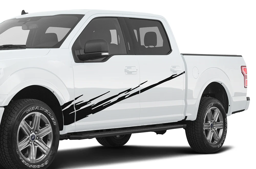 Splash Vinyl Decals Compatible with Ford F150 Super Crew Cab 5.5''