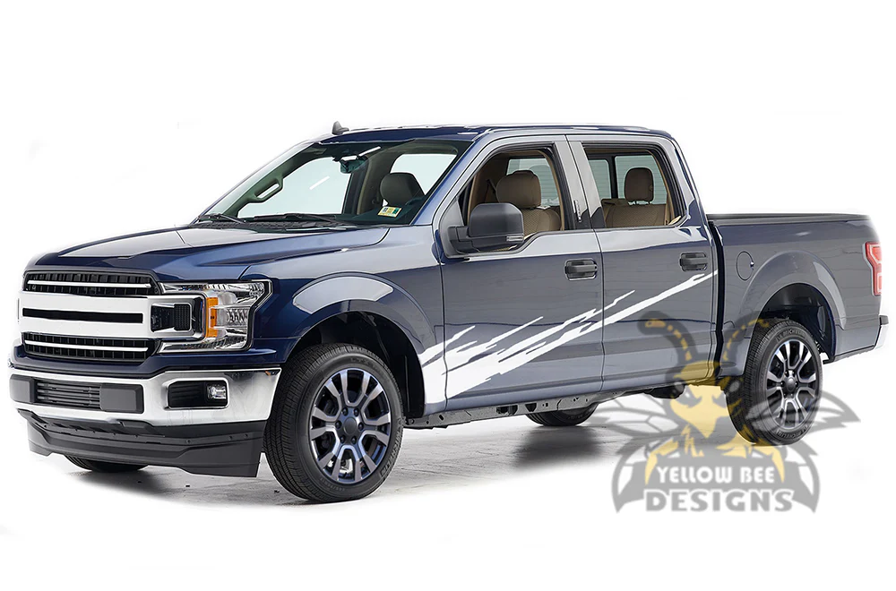 Splash Vinyl Decals Compatible with Ford F150 Super Crew Cab 5.5'' - Image 4