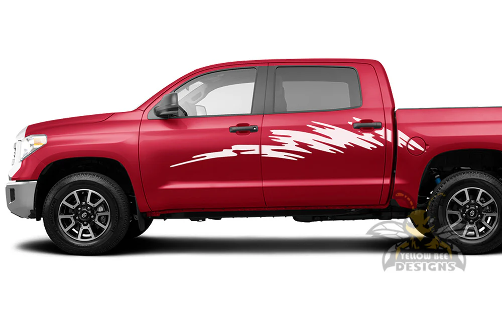 Strike Door Side Graphics Vinyl Decal Compatible with Toyota Tundra - Image 4
