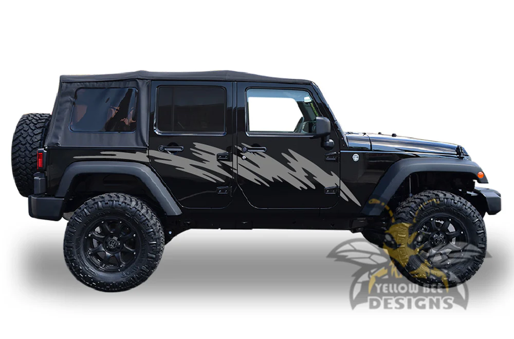 Strike Graphics Kit Vinyl Decal Compatible with Jeep Wrangler - Image 3