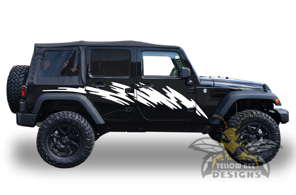 Strike Graphics Kit Vinyl Decal Compatible with Jeep Wrangler - Image 5