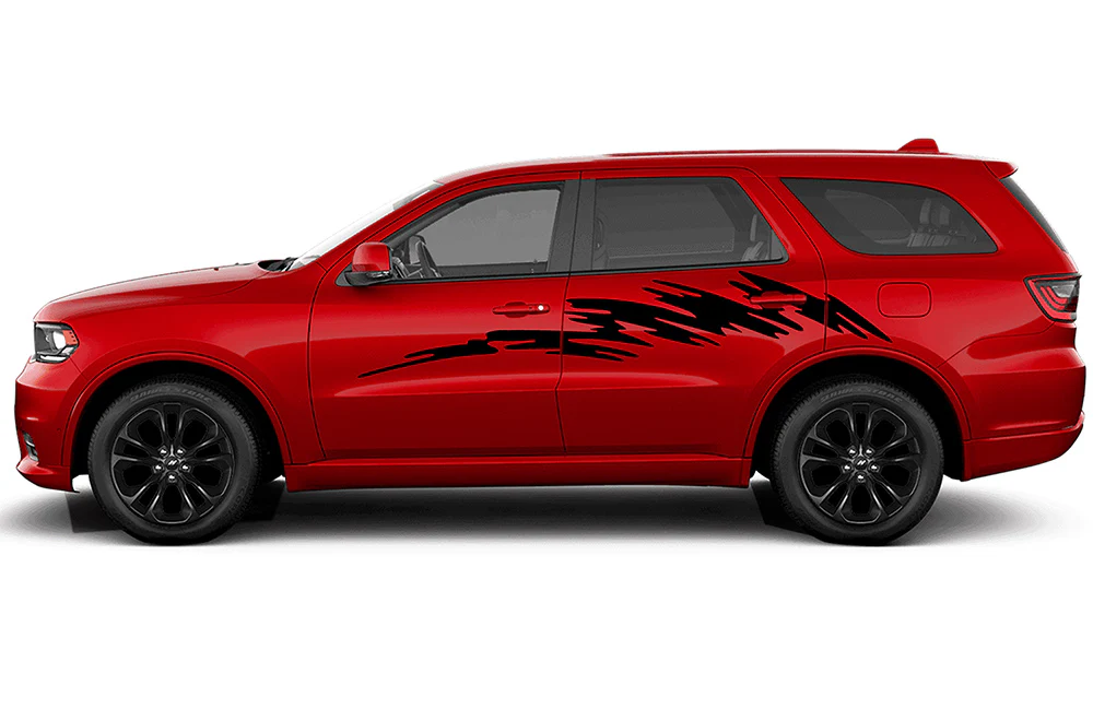 Strike Side Door Vinyl Decals Compatible With Dodge Durango