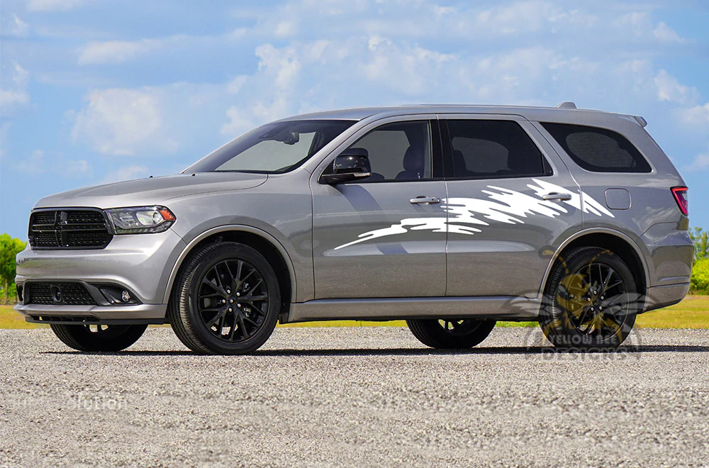 Strike Side Door Vinyl Decals Compatible With Dodge Durango - Image 2