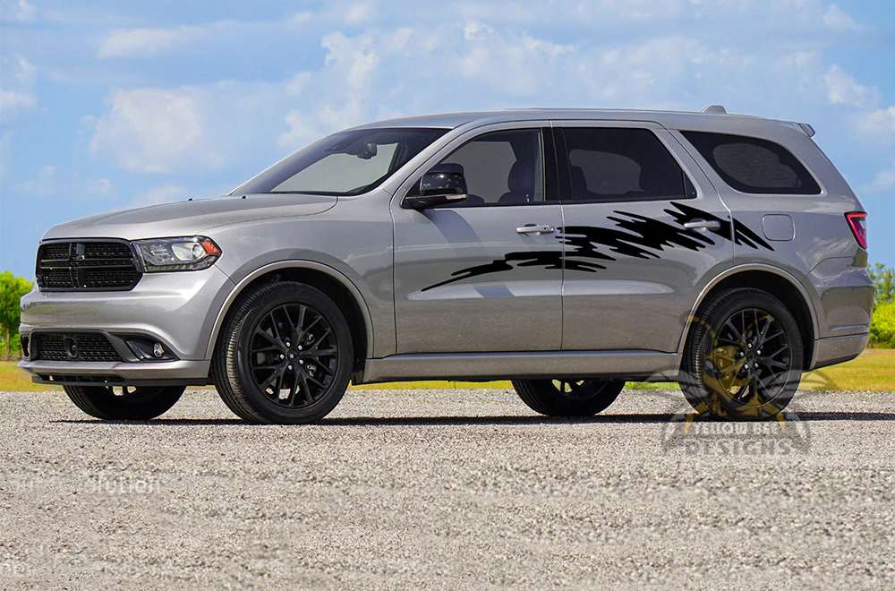 Strike Side Door Vinyl Decals Compatible With Dodge Durango - Image 3