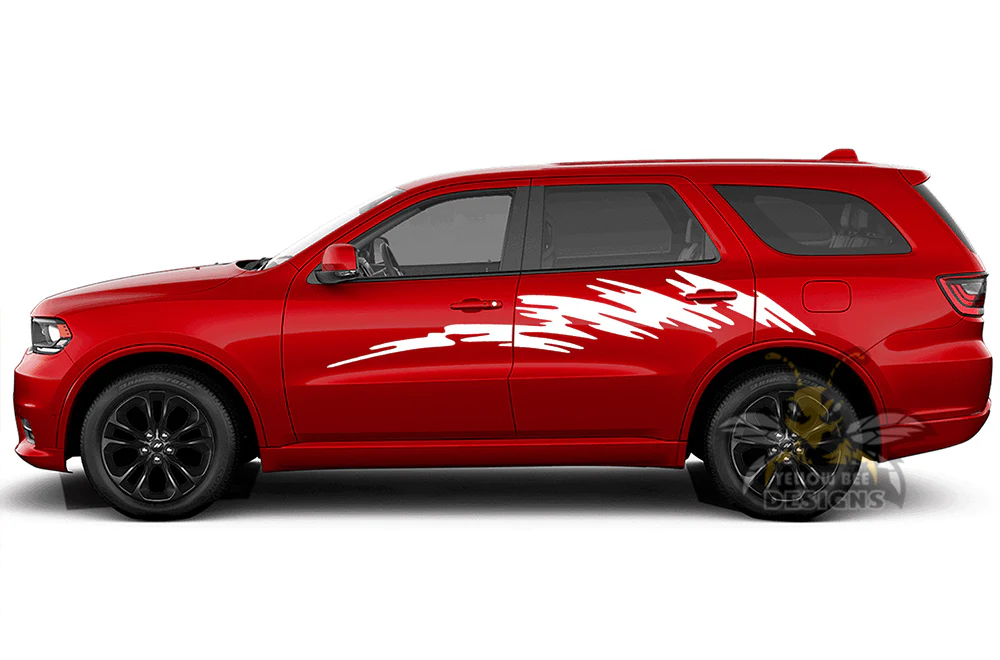 Strike Side Door Vinyl Decals Compatible With Dodge Durango - Image 4
