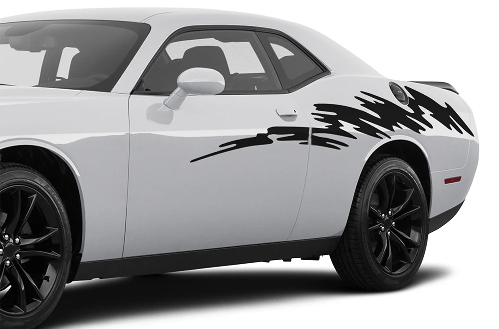 Strike Side Graphics Vinyl Decals Compatible with Dodge Challenger