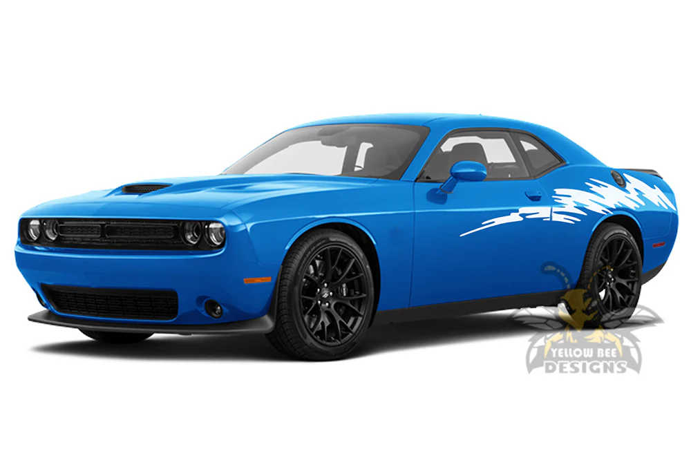 Strike Side Graphics Vinyl Decals Compatible with Dodge Challenger - Image 2