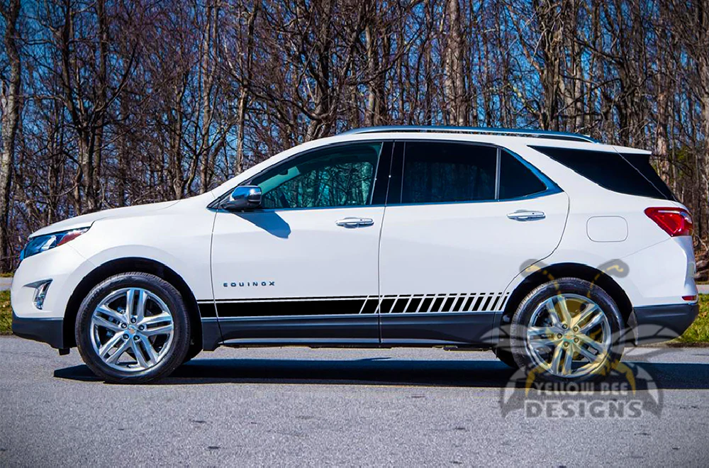 Stripes Graphics Vinyl Decals Compatible with Chevrolet Equinox - Image 3