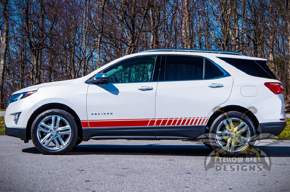 Stripes Graphics Vinyl Decals Compatible with Chevrolet Equinox - Image 6