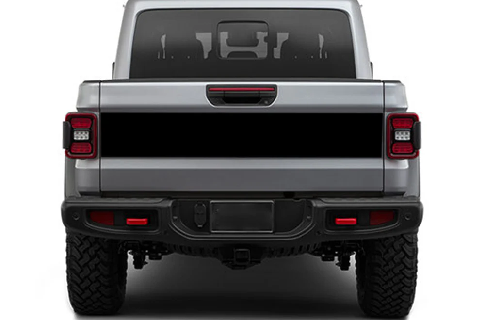 Tailgate Door Decals Vinyl Compatible with Jeep JT Gladiator 4 Door (8x53 inches)