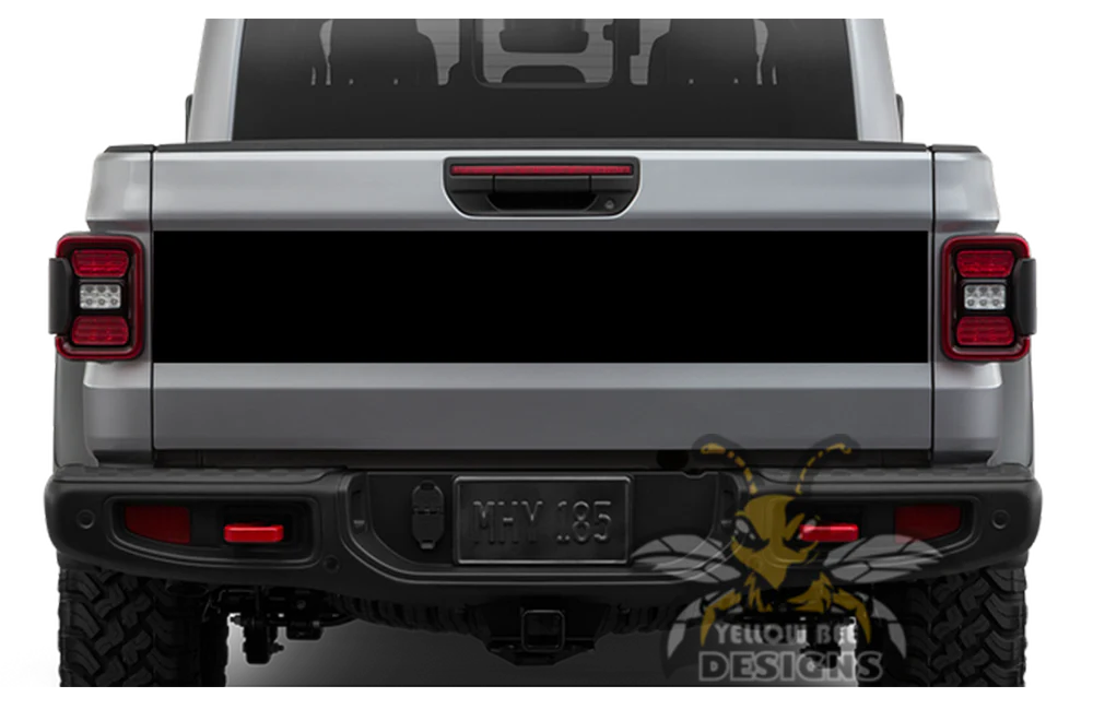 Tailgate Door Decals Vinyl Compatible with Jeep JT Gladiator 4 Door (8x53 inches) - Image 2