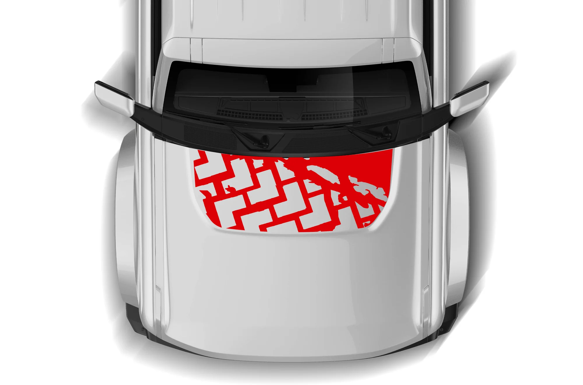 Tire Truck Hood Graphics Decal Compatible with Ford Bronco - Image 2