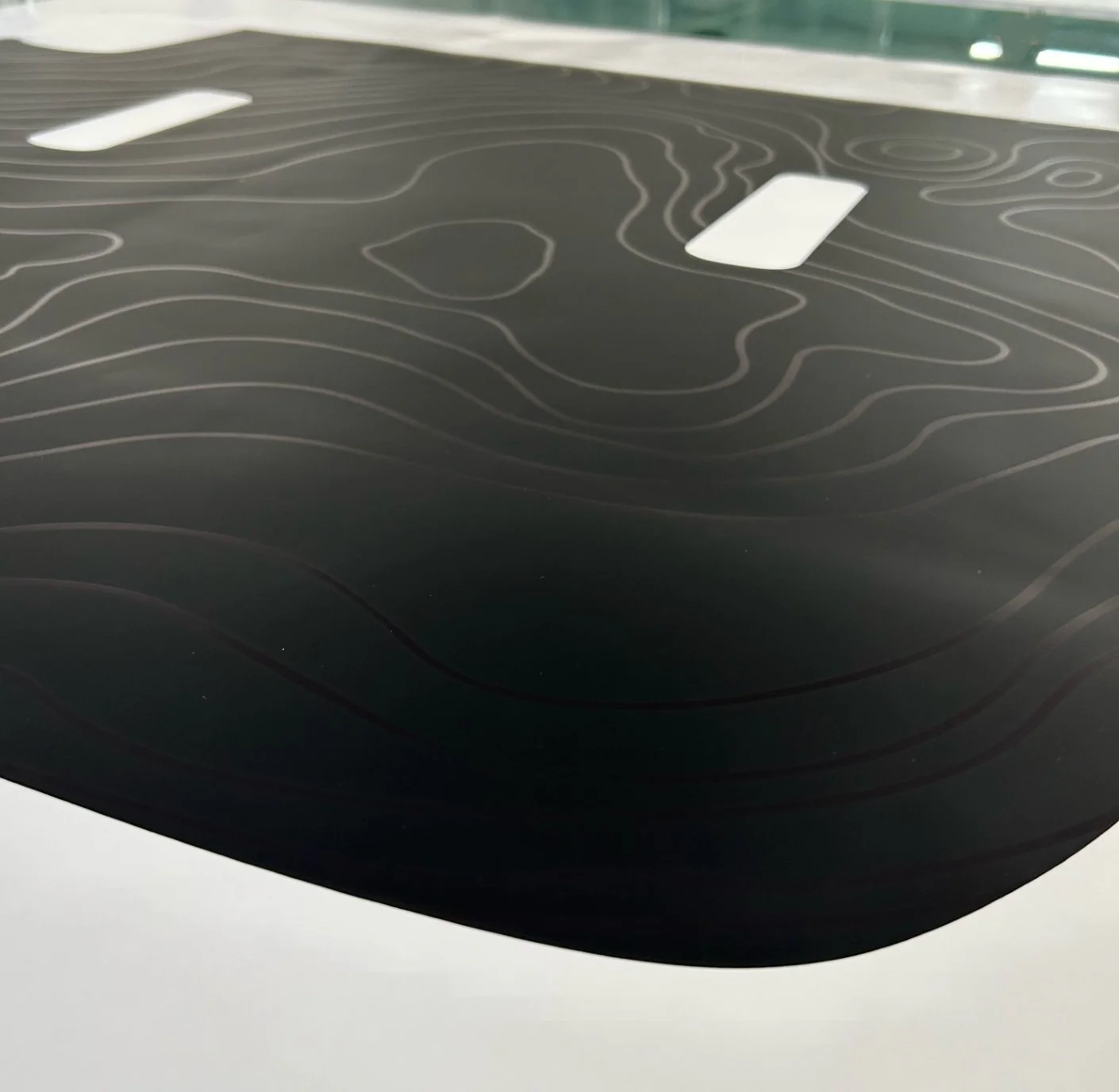 Topographic print Hood Graphics Decals Vinyl Compatible with Jeep JT Gladiator - Image 4