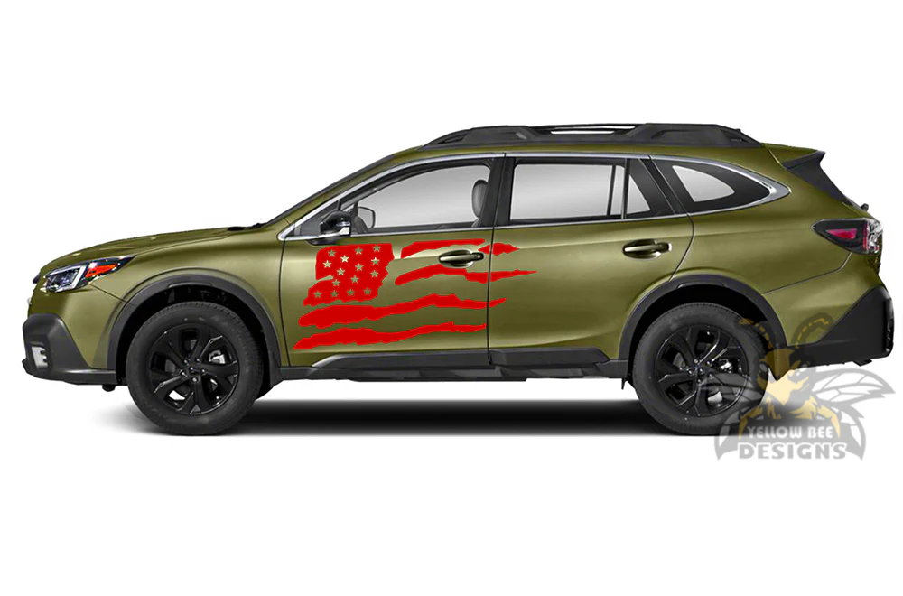 USA Door Graphics Vinyl Decals Compatible with Subaru Outback - Image 2