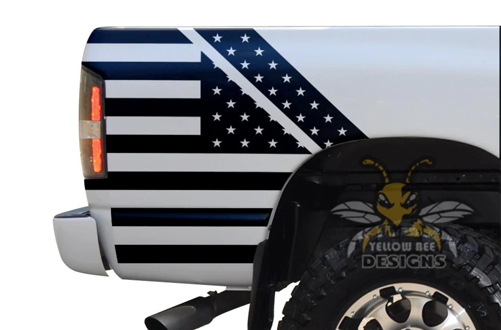 USA Graphics Kit Vinyl Decal Compatible with Dodge Ram 1500 - Image 2