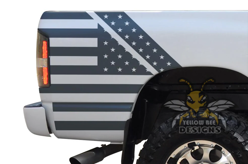 USA Graphics Kit Vinyl Decal Compatible with Dodge Ram 1500 - Image 3