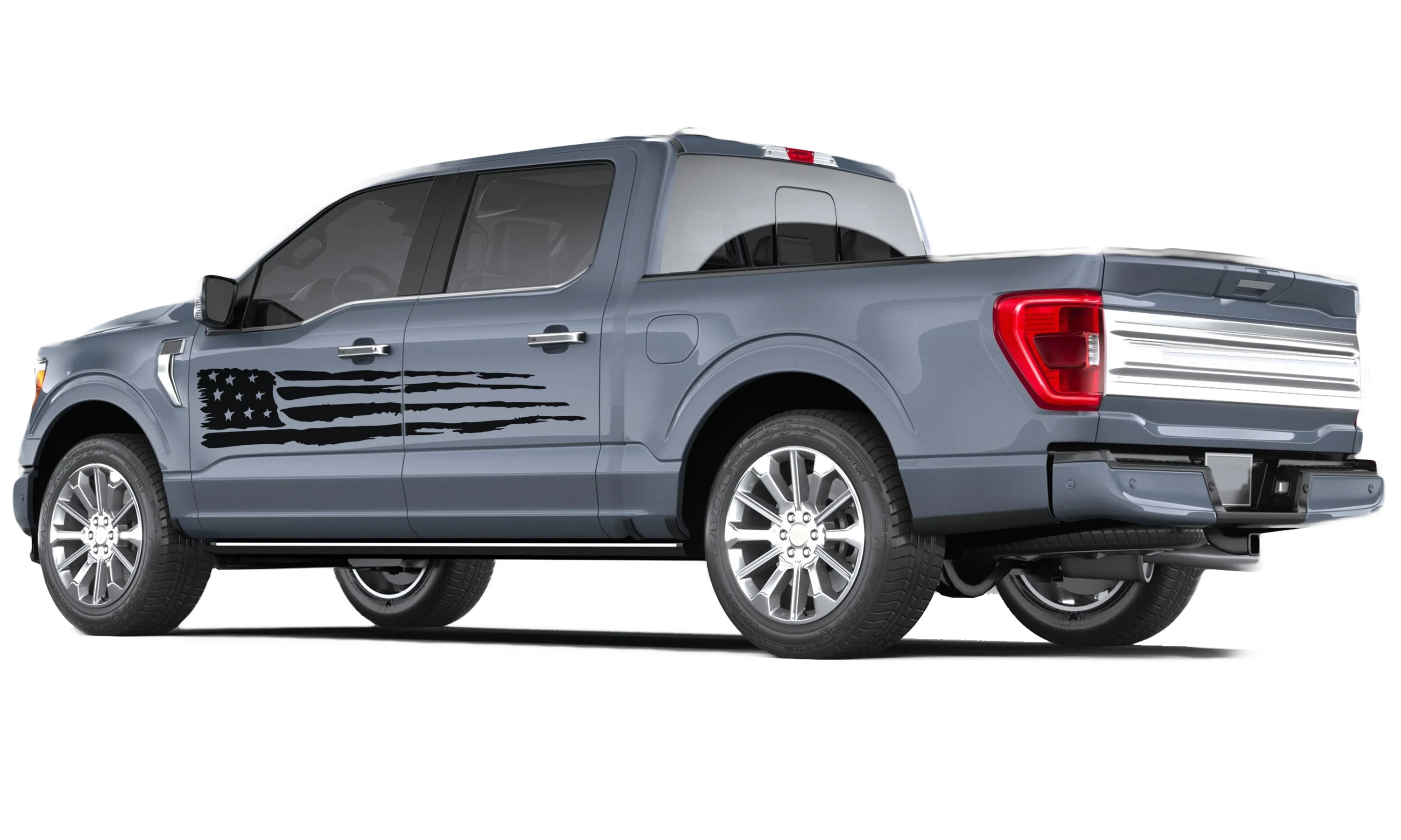USA Speed Doors Graphics Vinyl Decals Compatible with Ford F150