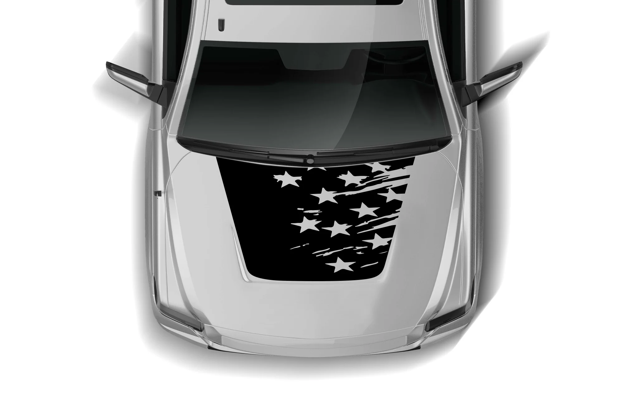 USA Stars Hood Graphics Decal Compatible with Toyota Tundra 2007 - 2021