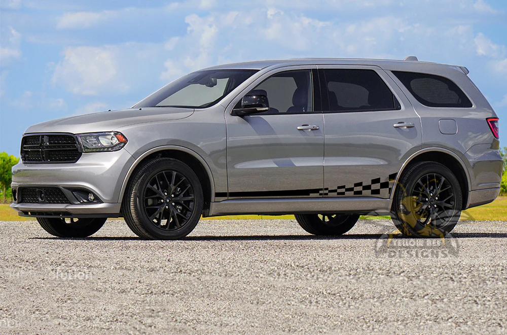 Wave Lower Side Stripes Vinyl Decals Compatible With Dodge Durango - Image 4