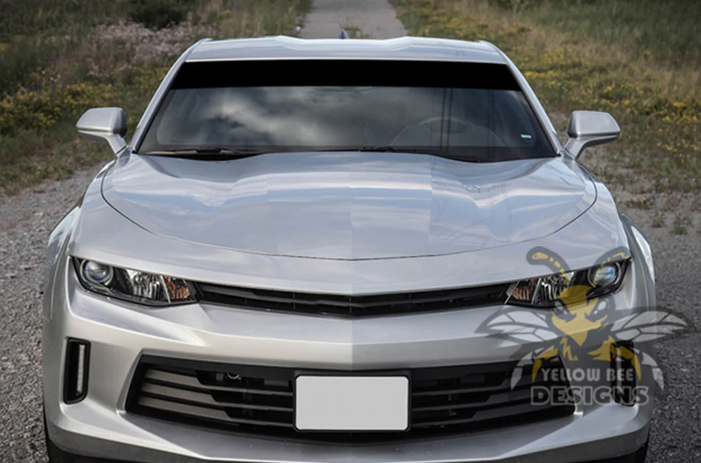 Windshield Decals Graphics Vinyl Compatible with Chevrolet Camaro - Image 2