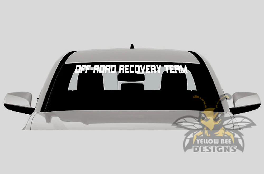 Windshield Graphics Quotes Vinyl Decal Compatible with Toyota Tacoma - Image 16