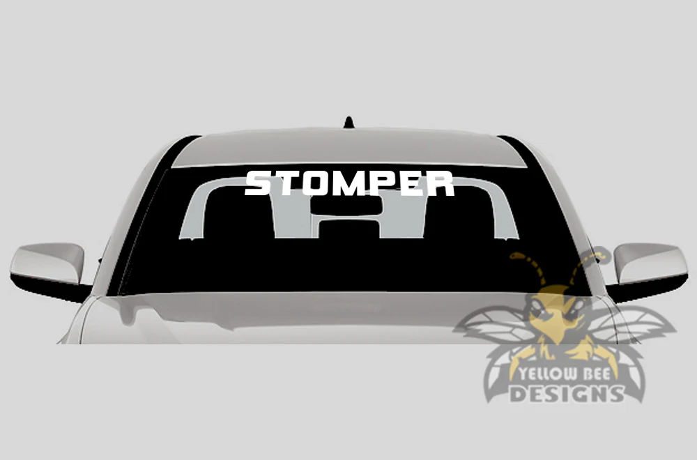 Windshield Graphics Quotes Vinyl Decal Compatible with Toyota Tacoma - Image 19